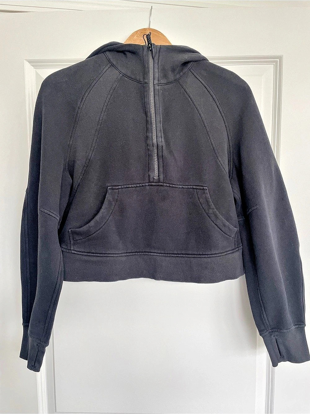 lululemon Scuba Oversized Half Zip Black XS/S